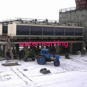 Стояк водяного охлаждения перекрестного течения прямоугольный, сделанный Infill PVC